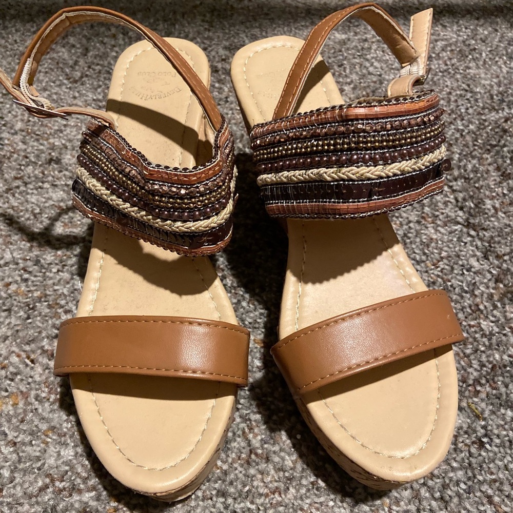 Brown Summer Wedges